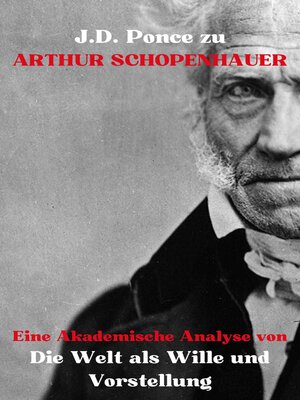 cover image of J.D. Ponce zu Arthur Schopenhauer